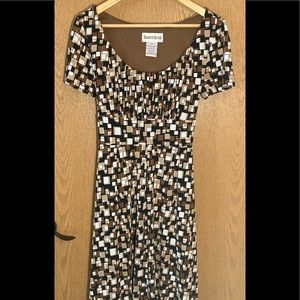 Cute Danny & Nicole size 10 Brown and Tan dress